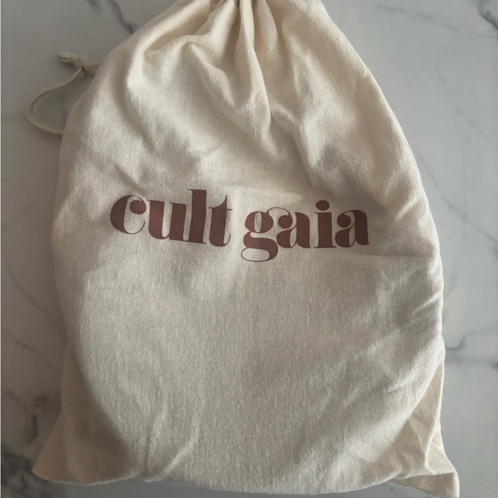 Cult Gaia Croc-Embossed Mauve Shoulder Bag (New With Tags) - Picture 8 of 10